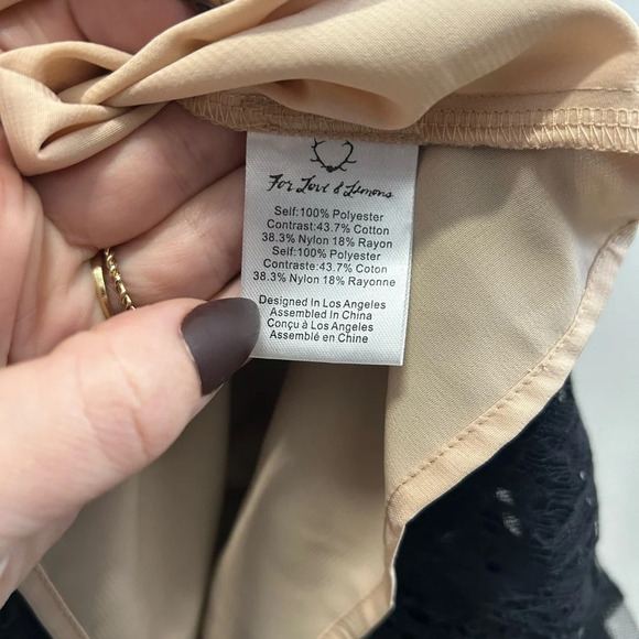 AMAZING delicate long laced dress by FOR LOVE & LEMONS - Picture 13 of 13